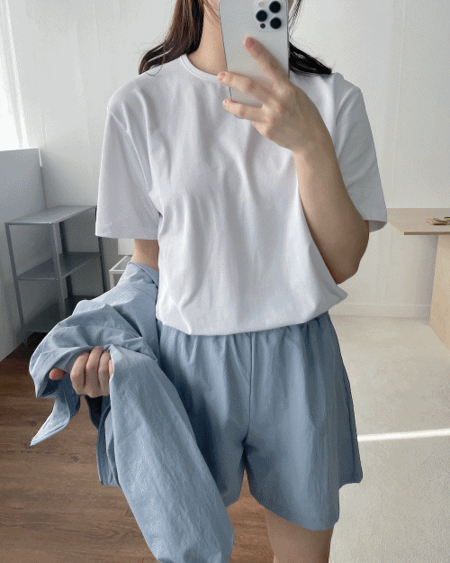 [unisex] 머랭 루즈핏 반팔 티셔츠 - 적극추천, 코튼+스판